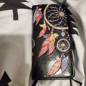 SHAG WEAR LEATHER DREAMCATCHER WALLET